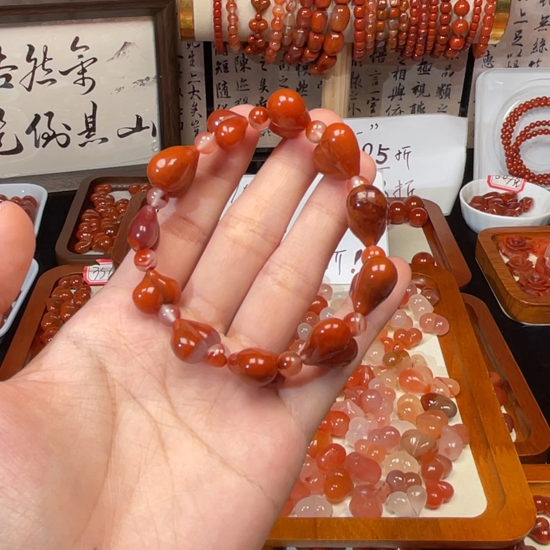 南红玛瑙未镶嵌手串