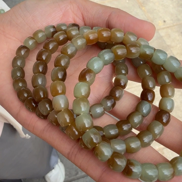 和田玉未镶嵌颈饰暴躁新疆糖多样性发一条