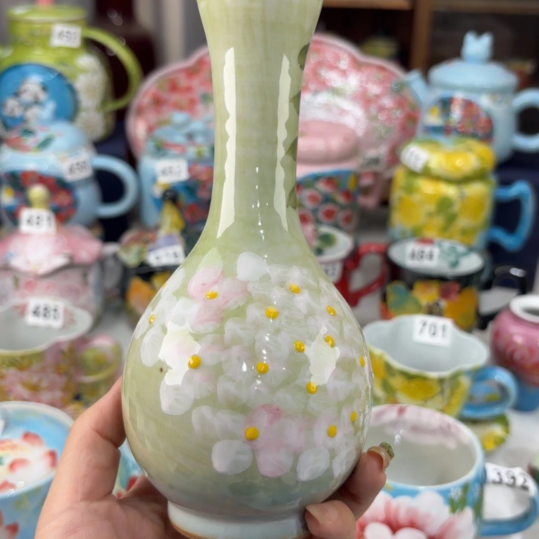 景德镇手绘高温釉下彩陶瓷茶具