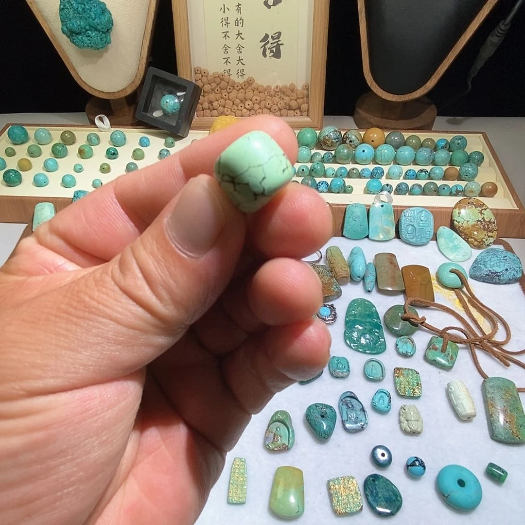 编织品卡14diy绿色配珠.后期苹果绿