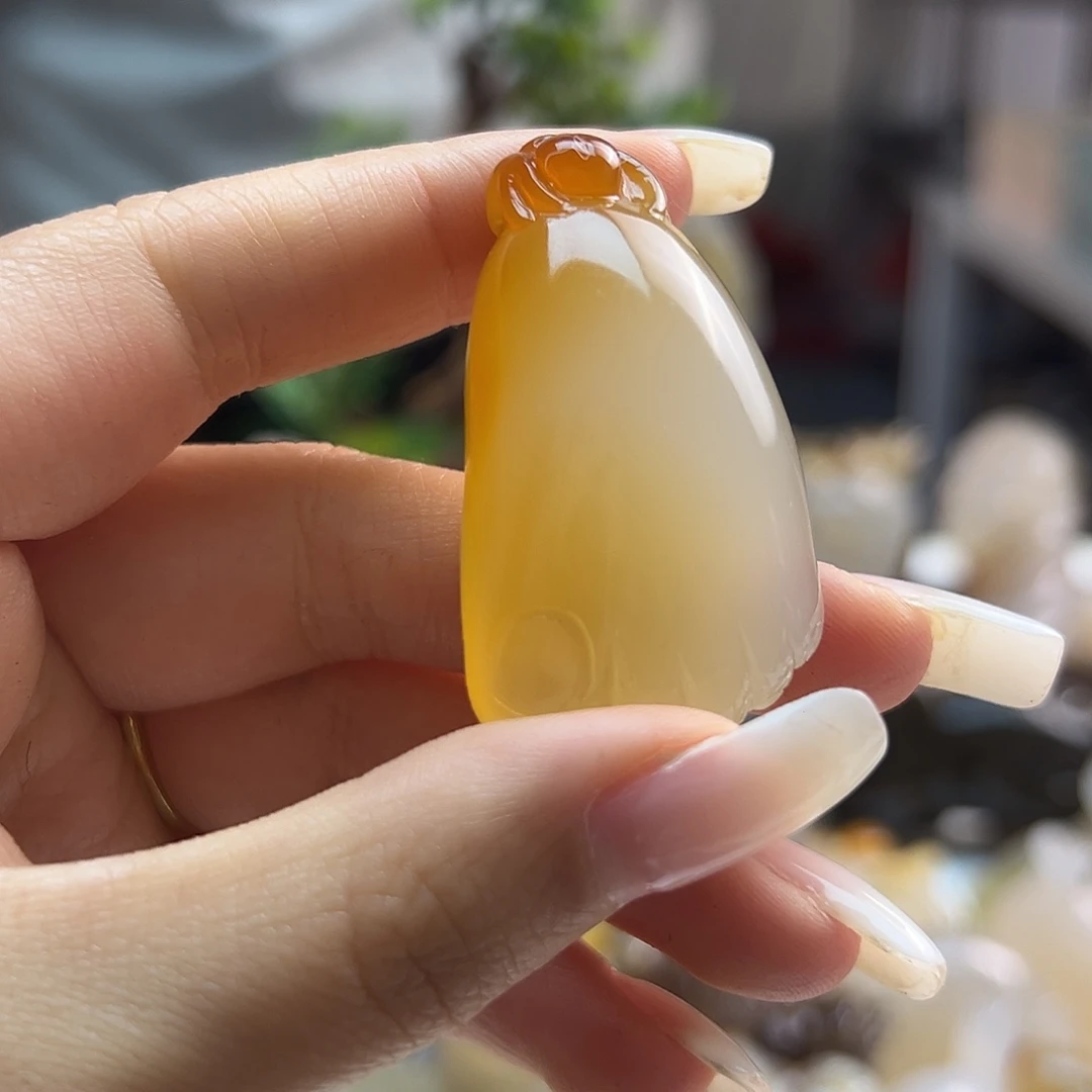 玛瑙/玉髓未镶嵌吊坠(不含链)