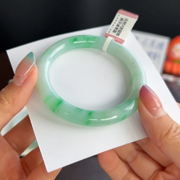 翡翠未镶嵌手镯25号 51.5