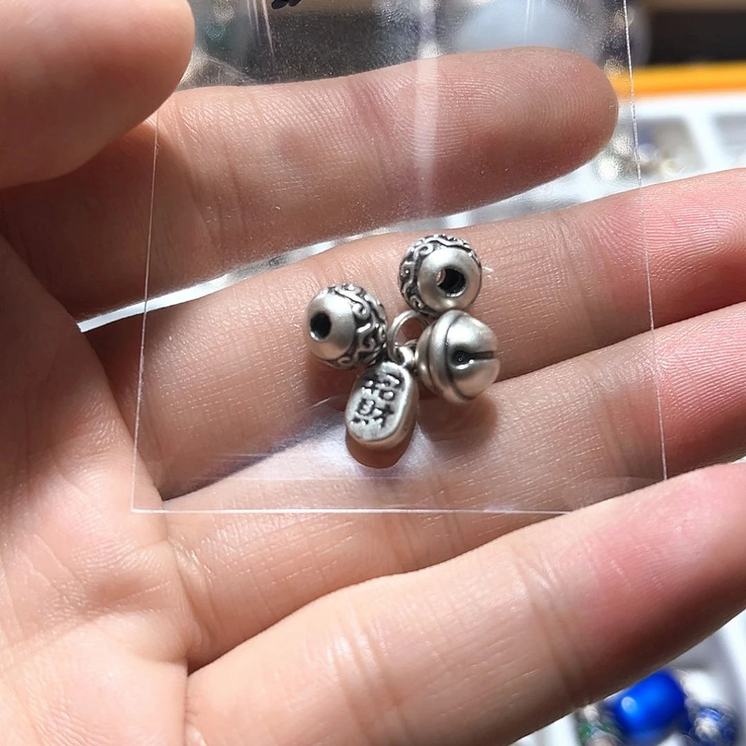 吊坠足银珐琅三个