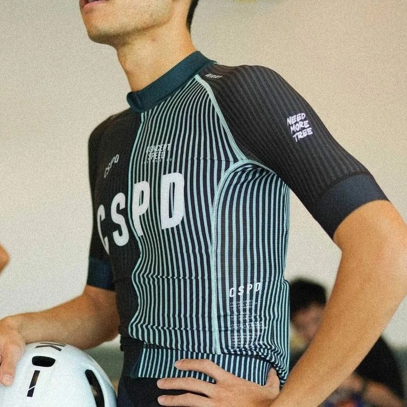 CSPD新款夏短袖公路自行车骑行男女上衣速干公路透气专业运动