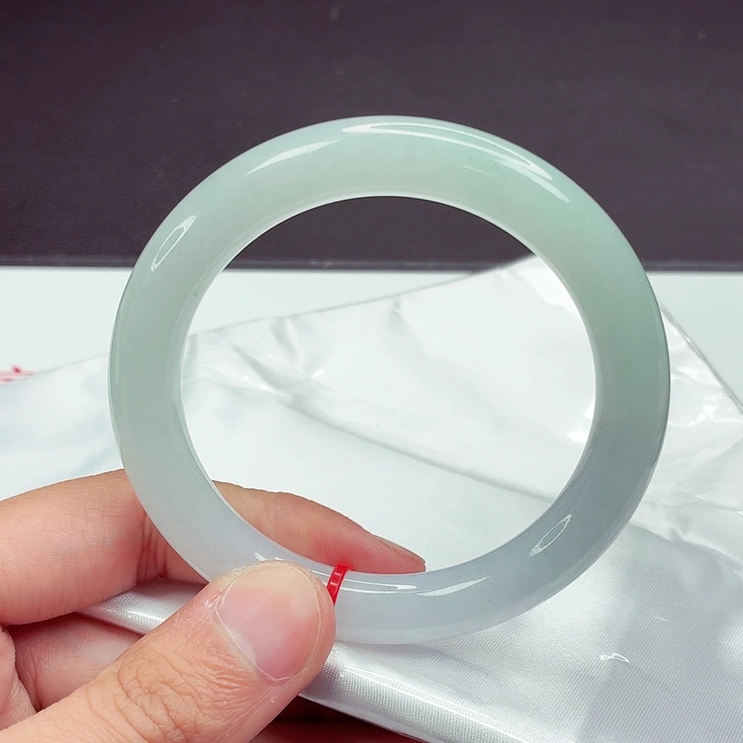 翡翠未镶嵌手镯57圈口