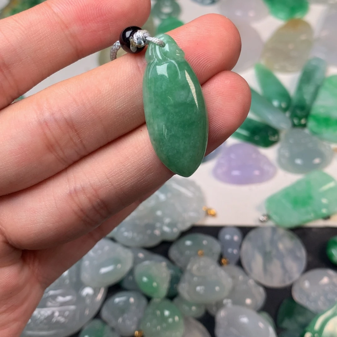 未镶嵌挂件翡翠瓜