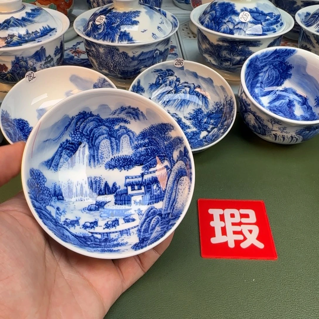 陶纯手工纯手绘茶具244