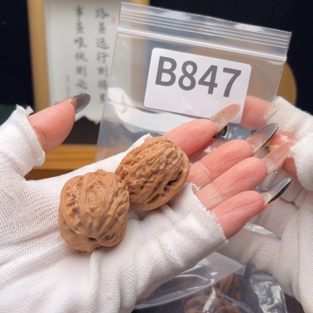 文玩核桃把件31瓷瓶鸭嘴b847