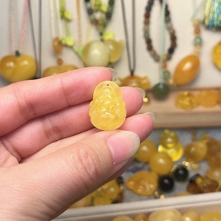 蜜蜡颈饰未镶嵌蜜蜡