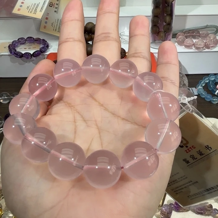 未镶嵌手链水晶莫粉