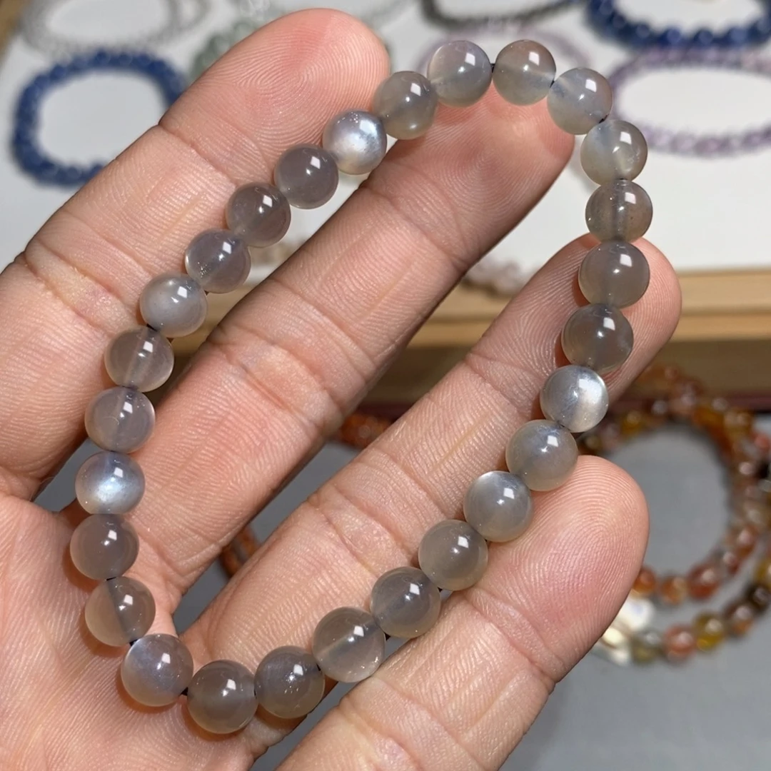 手链水晶未镶嵌银月光8.2mm