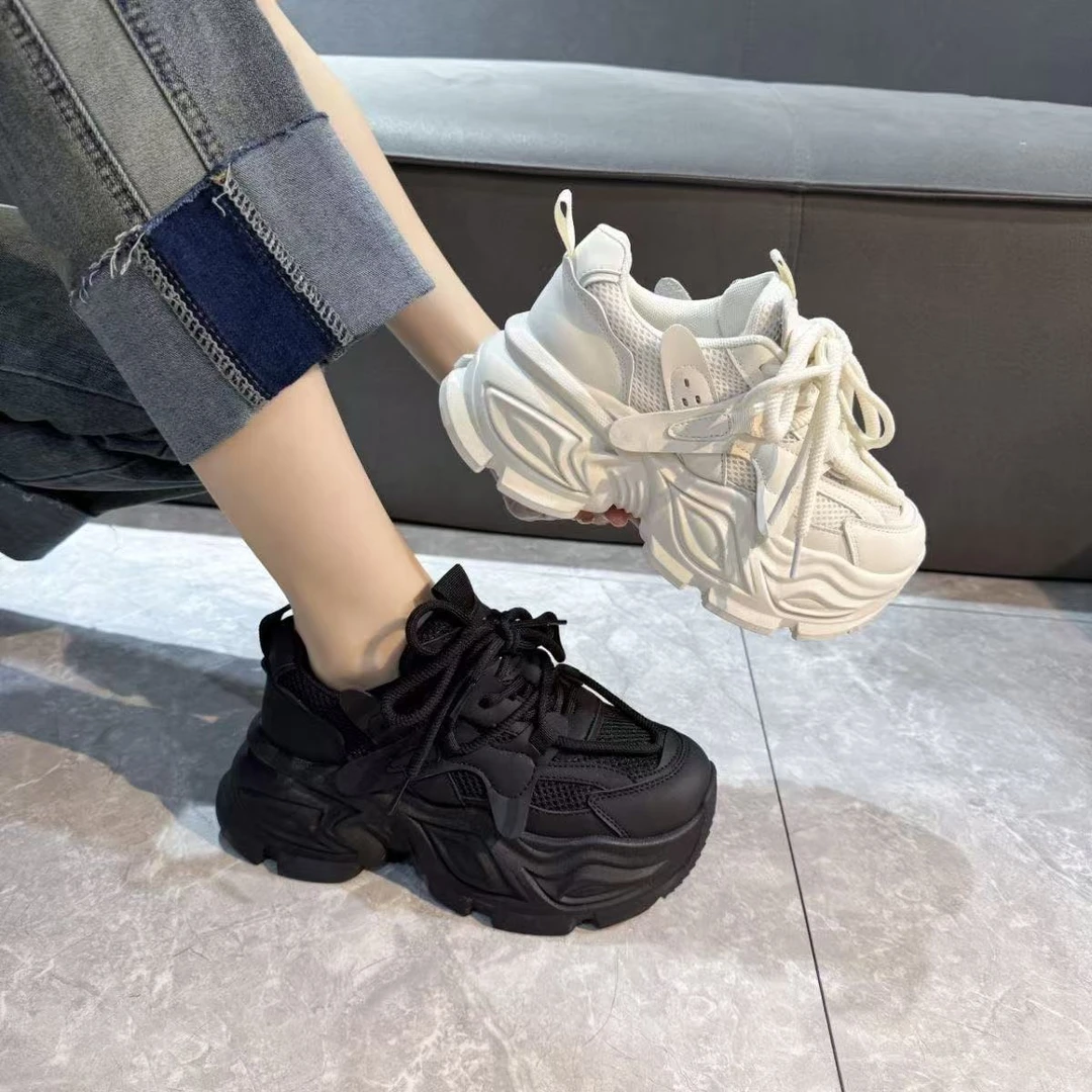 9007断码女鞋小香风厚底老爹鞋休闲鞋以实物为准透气韩版厚底