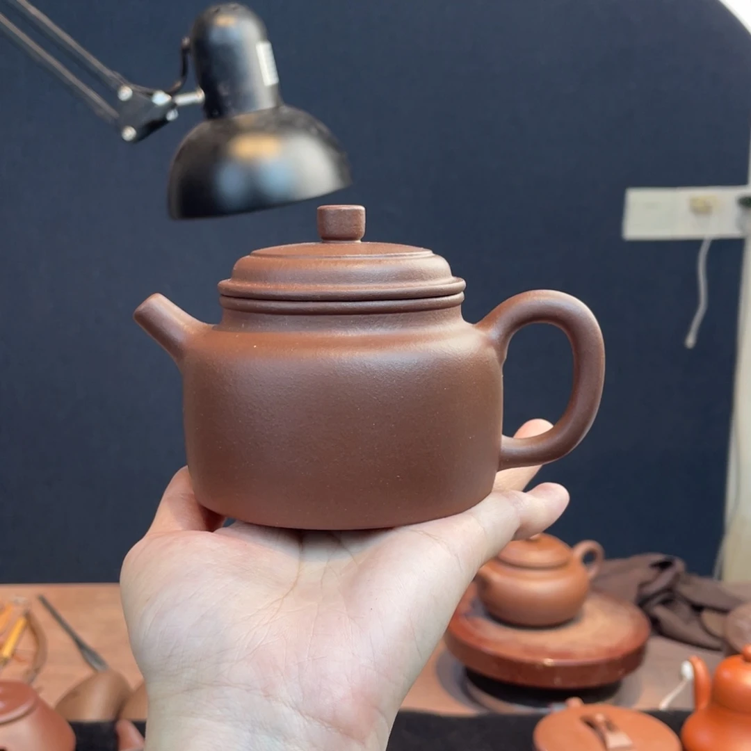 茶壶紫砂全手工底槽清德钟220cc