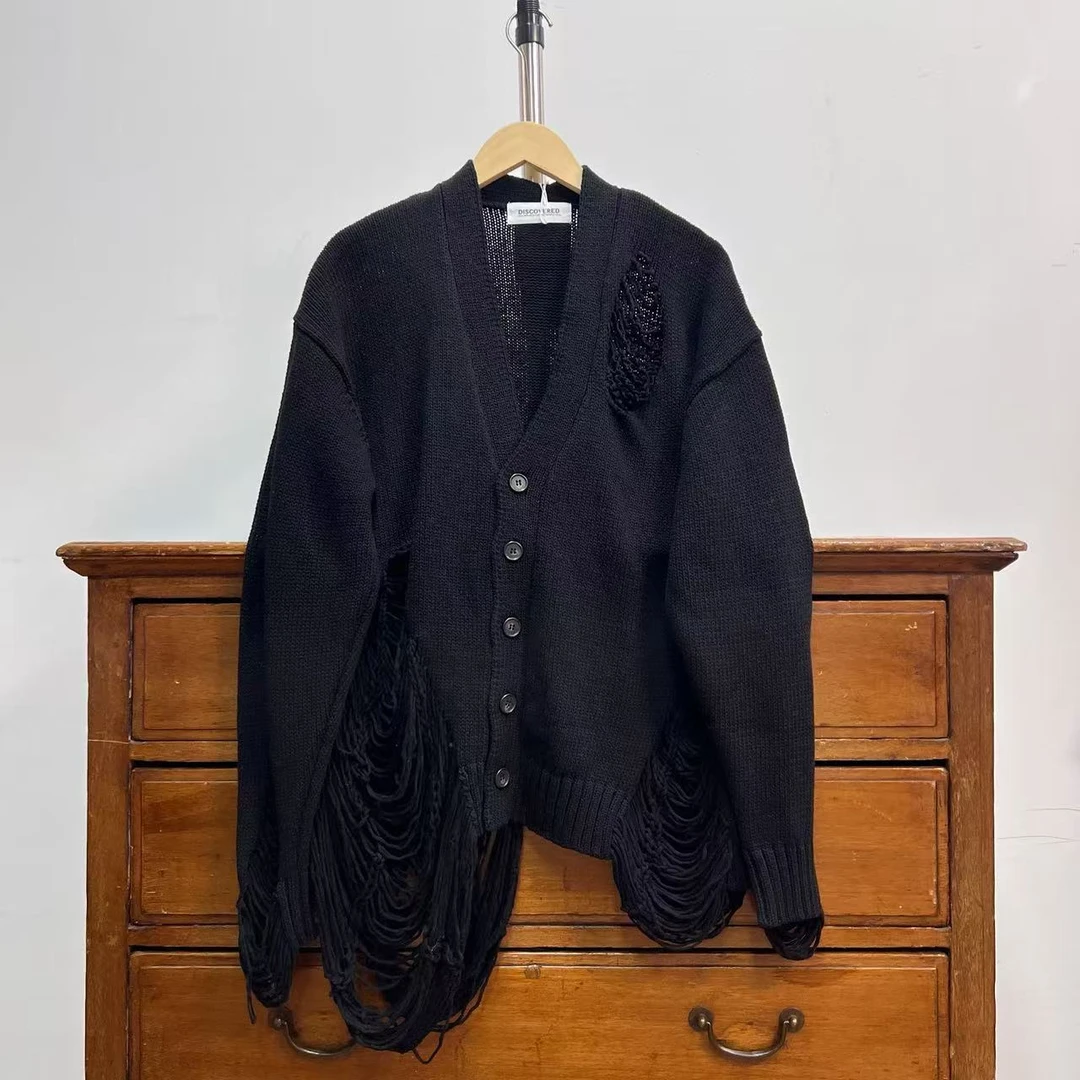 ini 男款阔版休闲针织衫 XX018 DM25F796