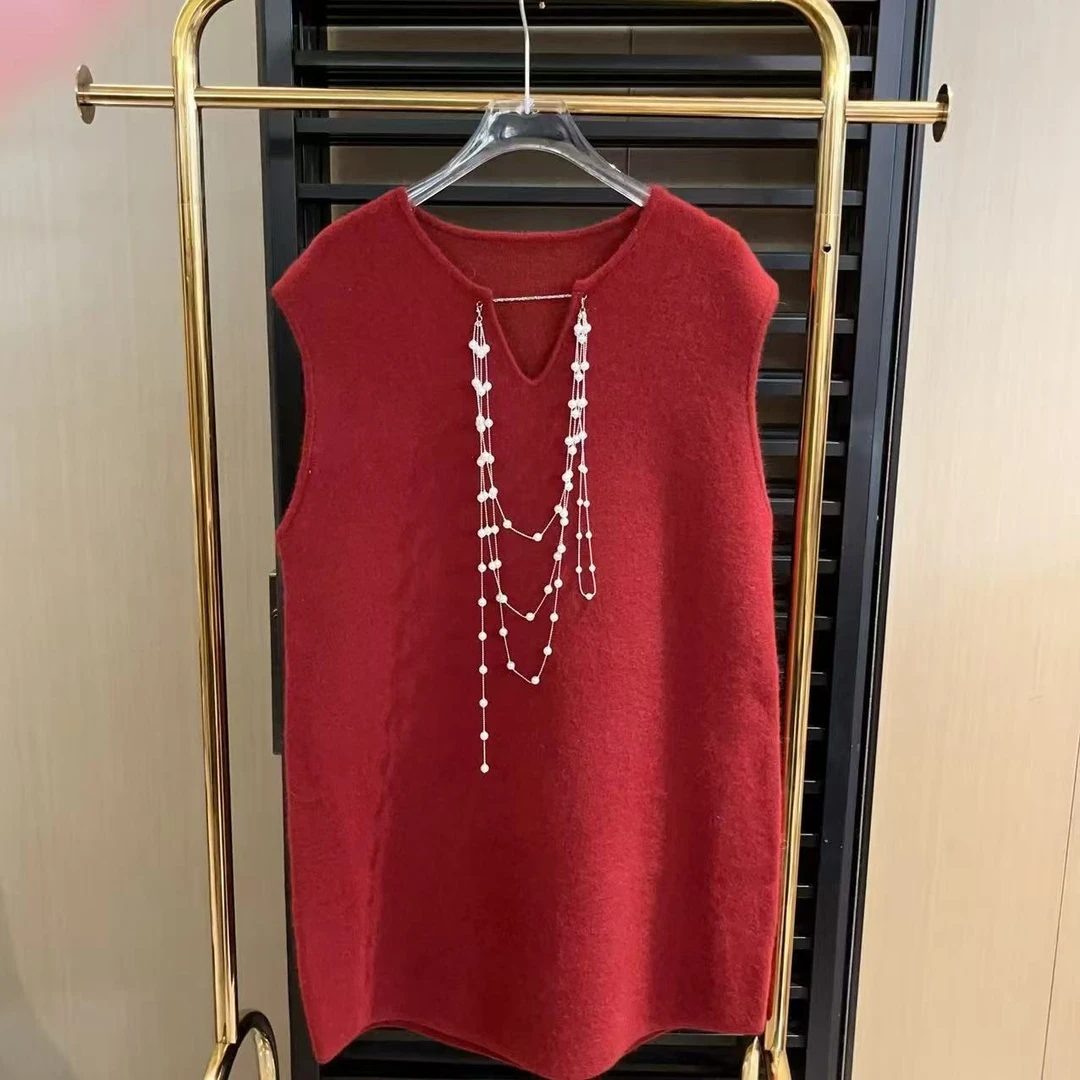 GUIDI GUDI【珠联璧合】气质休闲百搭时尚无袖连衣裙 L9510308H