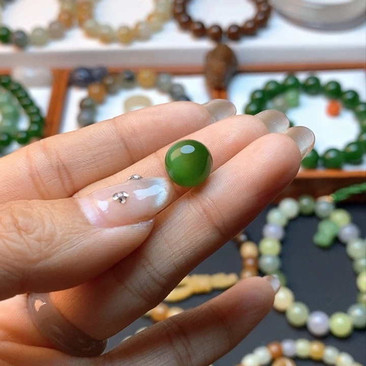 和田玉手链未镶嵌用****7