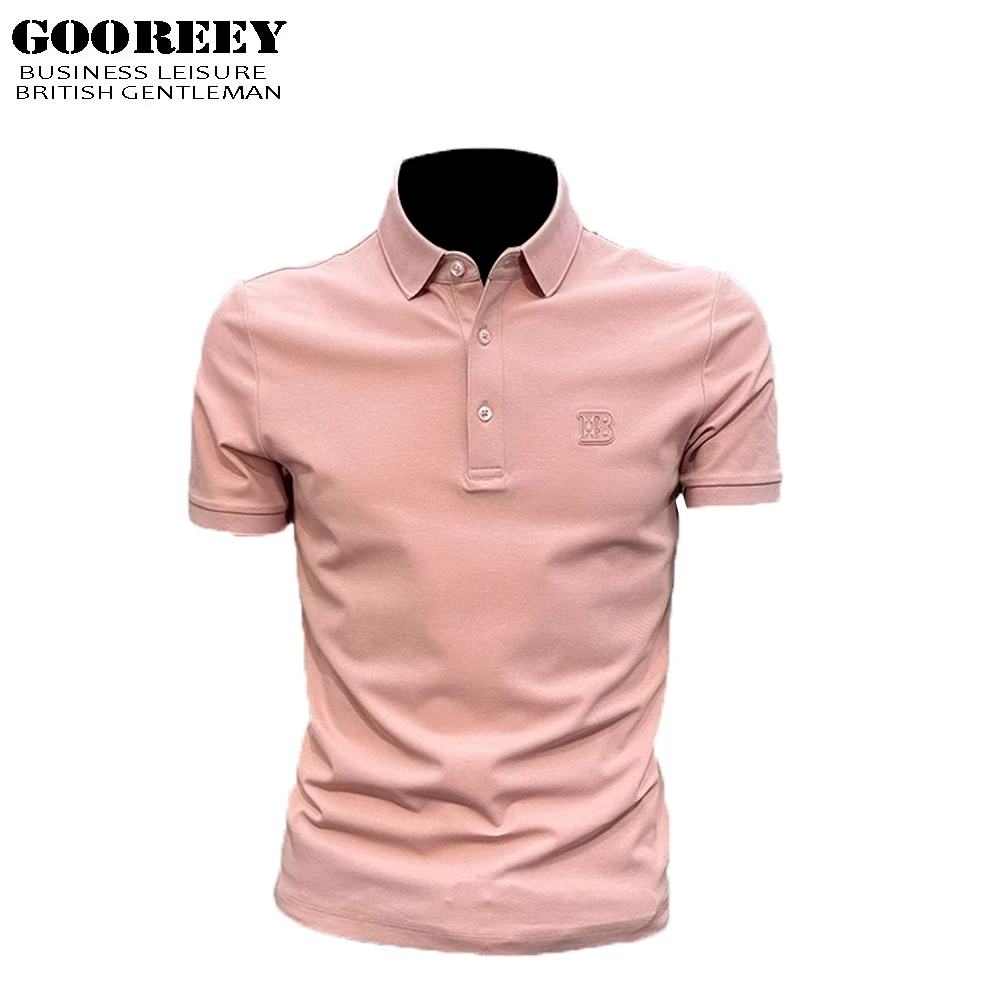 GooReey！POLO衫男短袖t恤夏季新款休闲潮流潮修身时尚男士短袖帅
