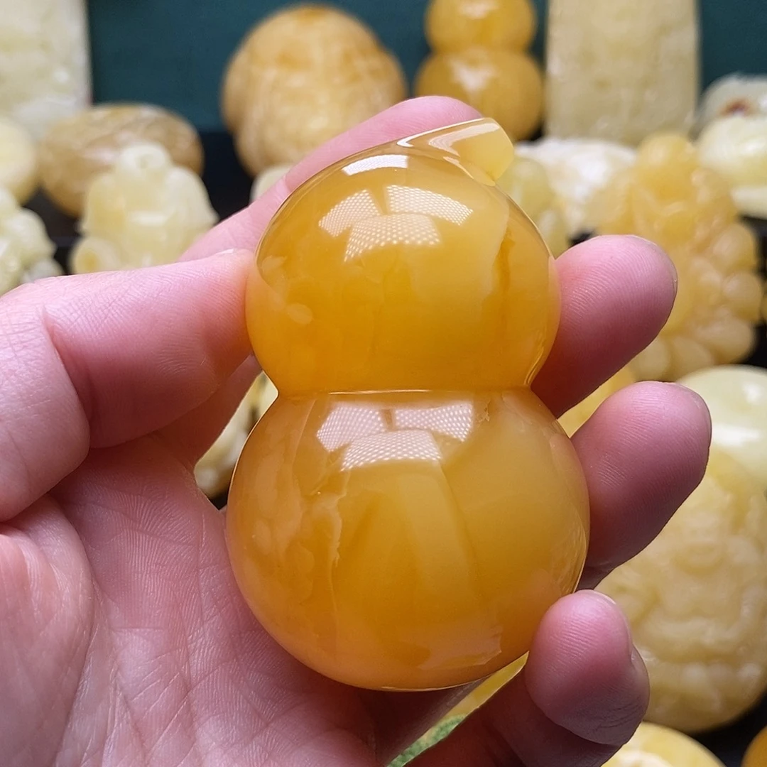 琥珀颈饰未镶嵌琥珀蜜蜡吊坠