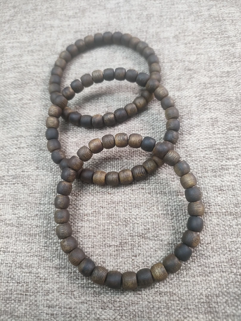 B020奇楠沉香沉水级07鼓珠单圈6g+多样性发一