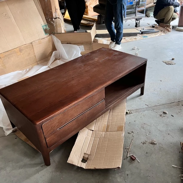 茶几红橡135×65×45瑕疵木工5340