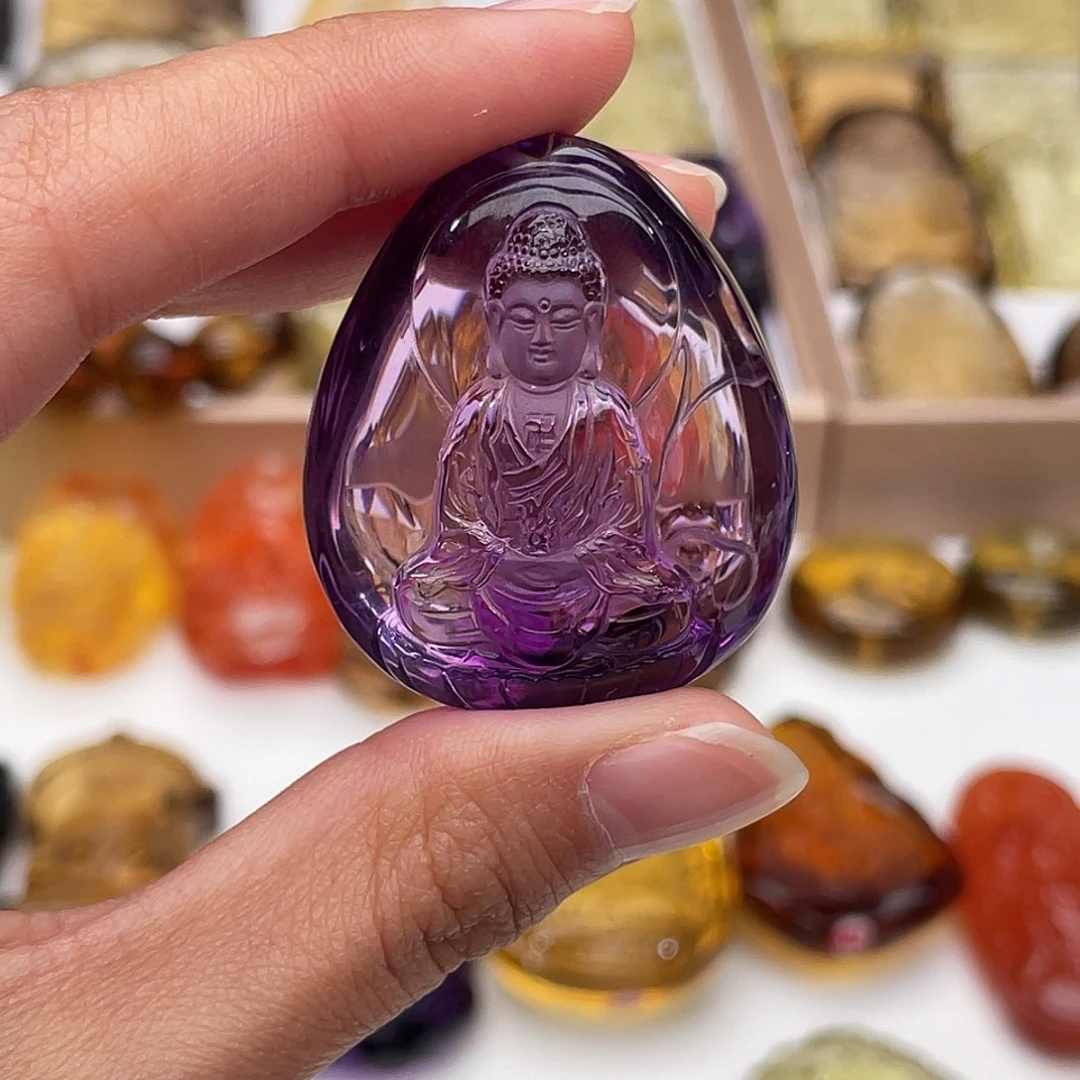 水晶颈饰未镶嵌定制吊坠