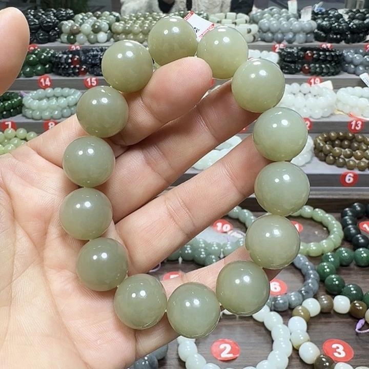 未镶嵌手链和田玉新疆且末糖卡16