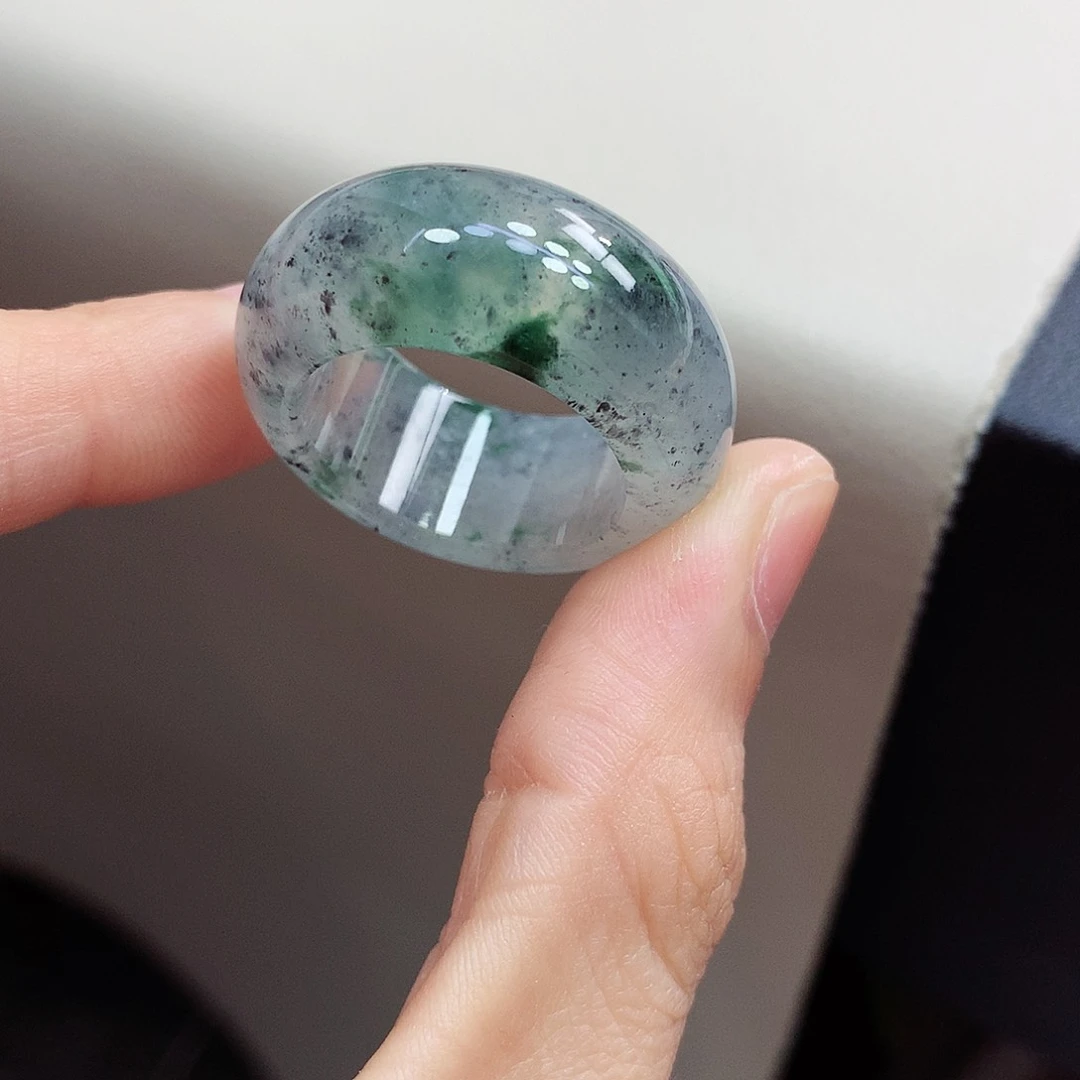 翡翠戒指未镶嵌22-23号