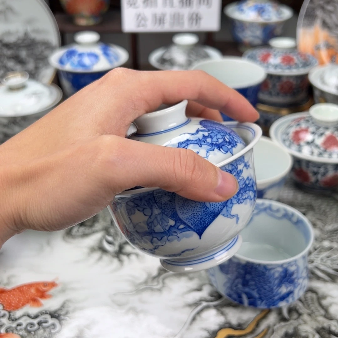 祎***堂景德镇手工手绘陶瓷