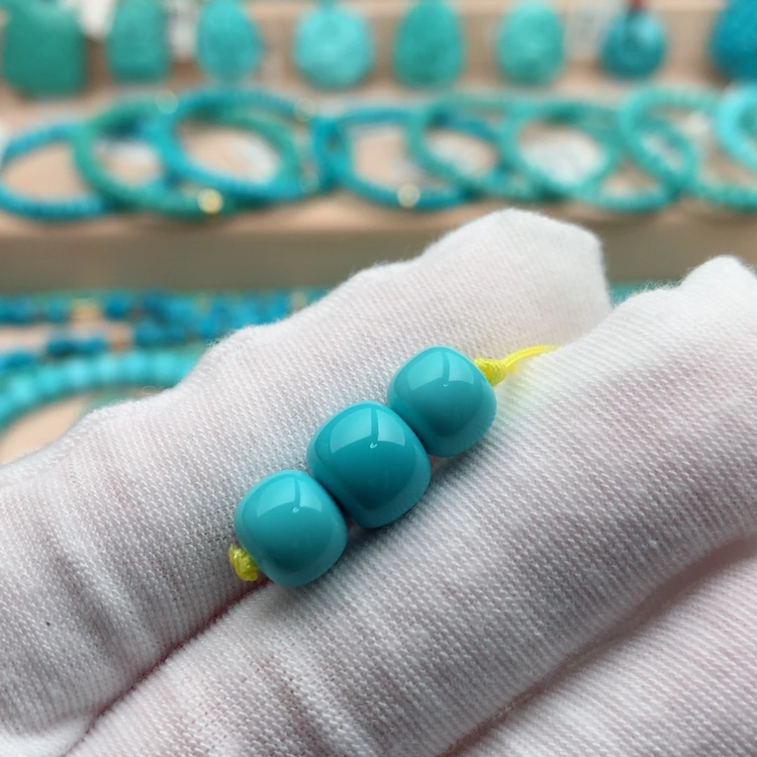 绿松石未镶嵌珠宝奇石8mm