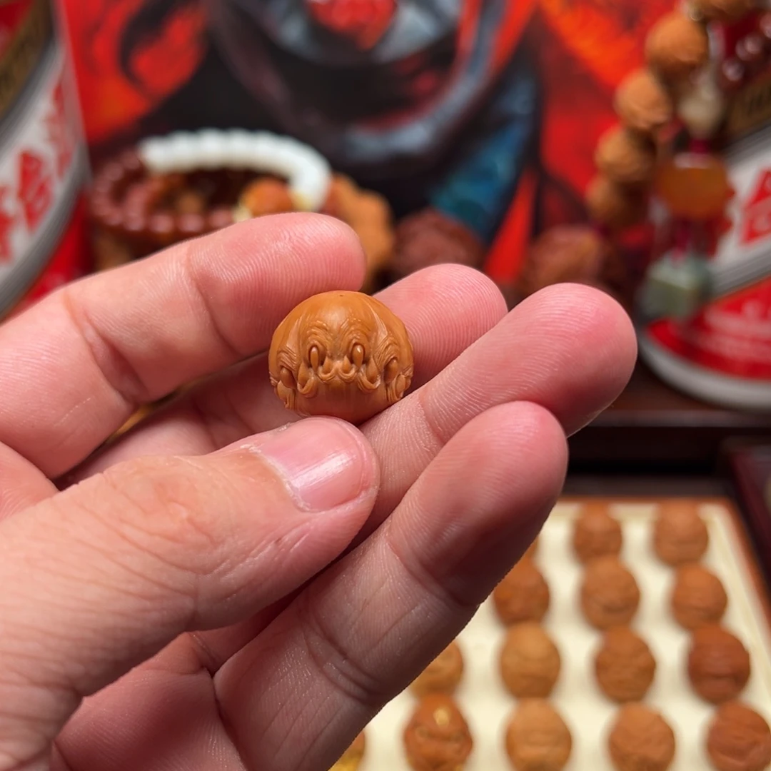 爱***串猴头核桃吊坠1.9尺寸重工款吞噬三通