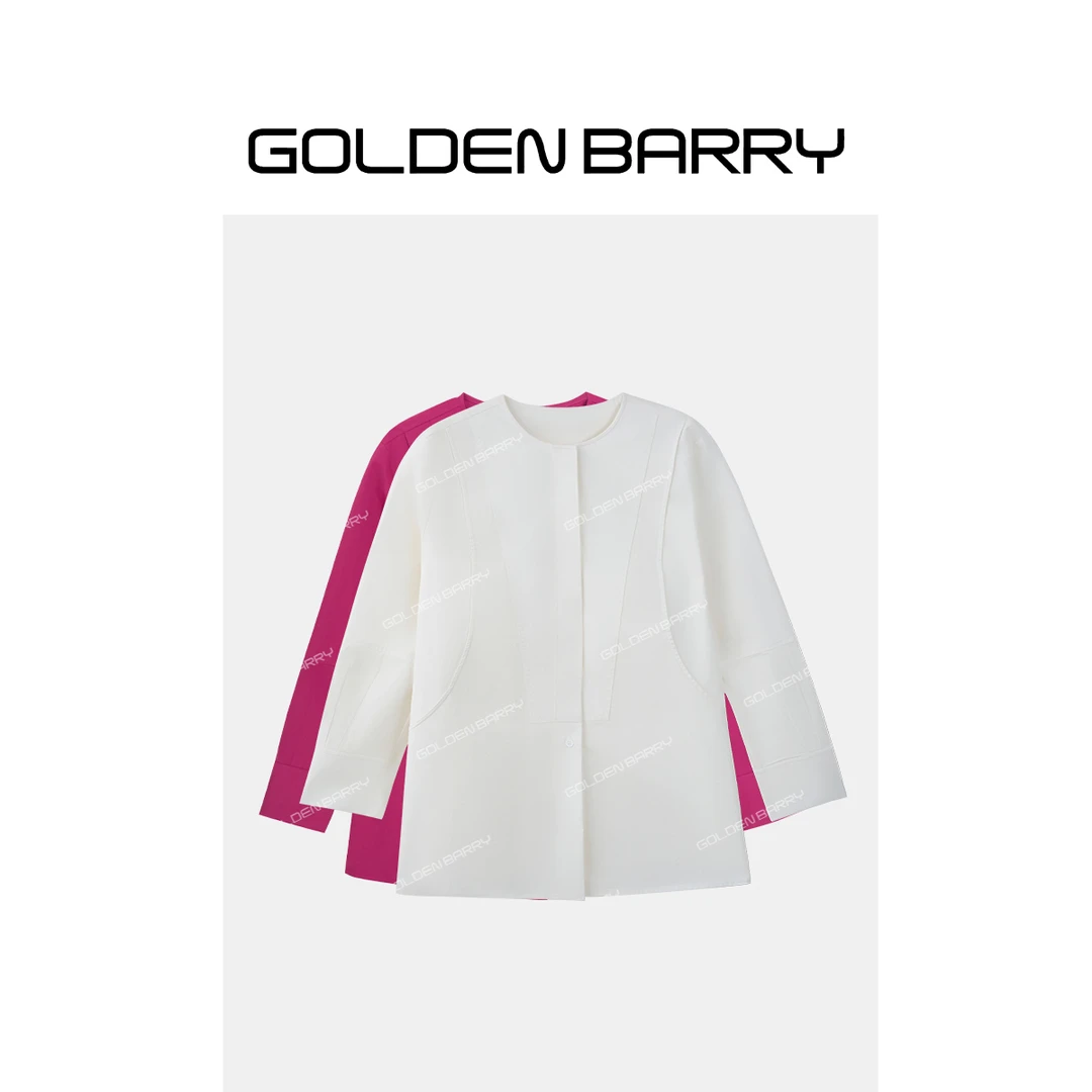 GOLDENBARRY|212587设计感长袖衬衫