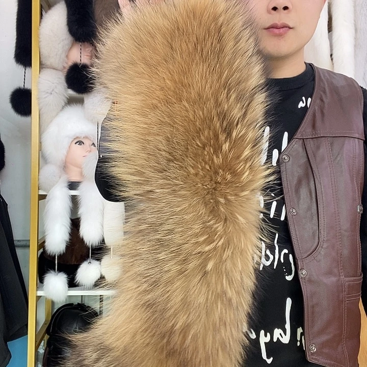 毛领加厚貉子毛领