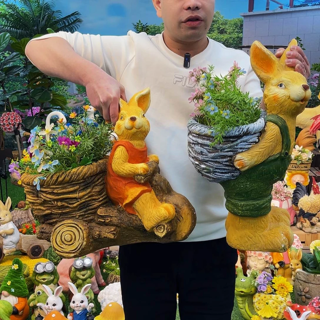 红陶花园庭院摆件&002&