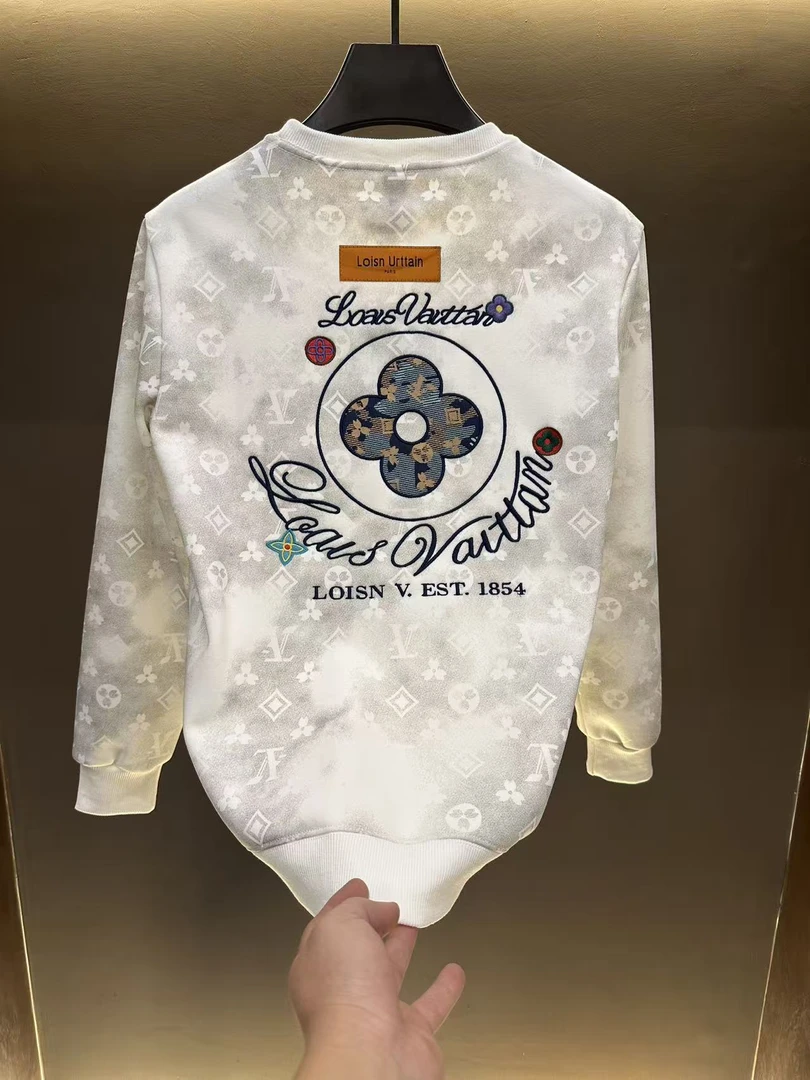 男士秋冬新款轻奢休闲百搭修身时尚加绒卫衣N69952