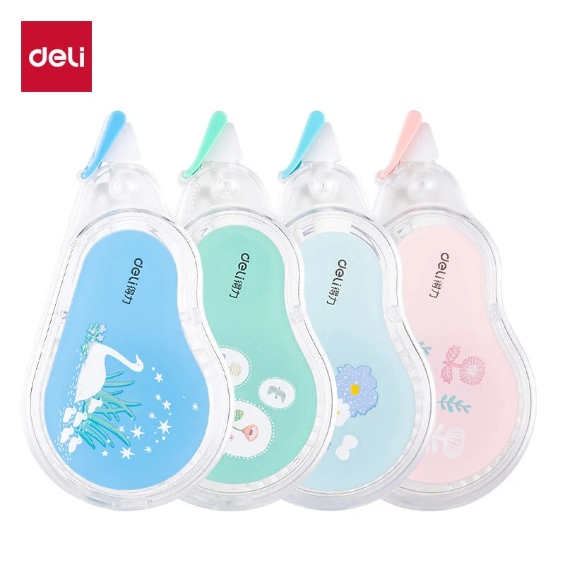 得力VR702B加宽型修正带大容量PET带芯升级宽度7mm大面积涂改带