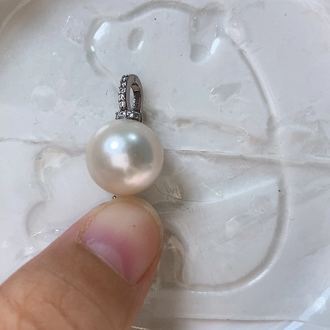 颈饰银S925镶嵌淡水珍珠13