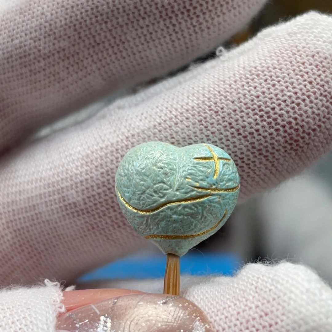 绿松石未镶嵌挂件