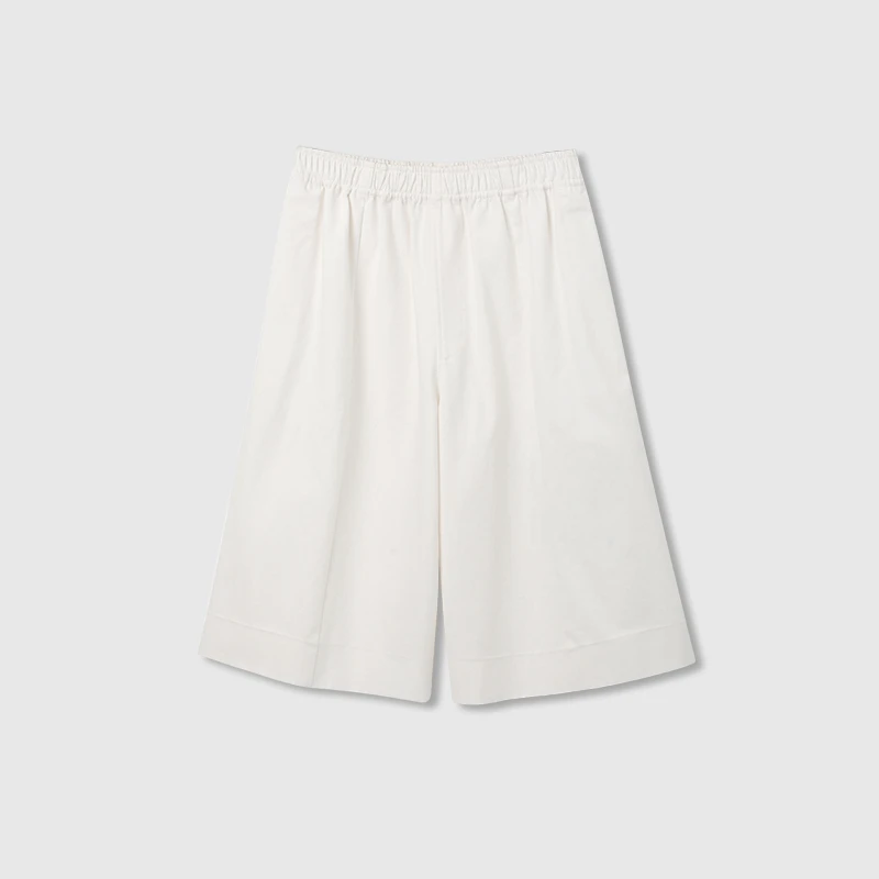 Ayuko ｜衣橱苾备韩国进口荃棉斜纹显瘦松弛感通勤百搭七分裤0646