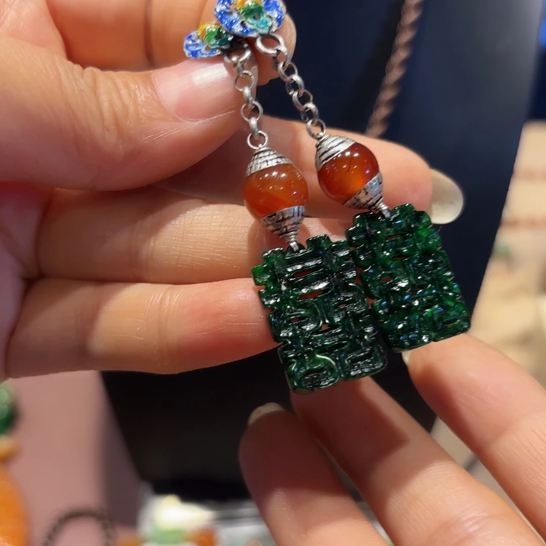 翡翠未镶嵌颈饰原创