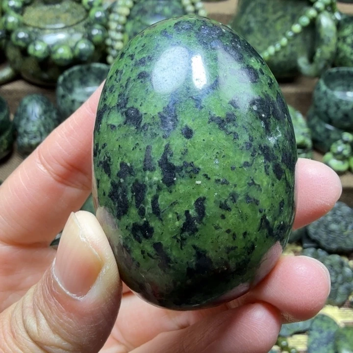 蛇纹石玉未镶嵌药王石能量养生产品