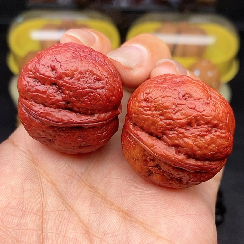 【闪购商品】文玩核桃把件33尺红彩肌肉小青蛙
