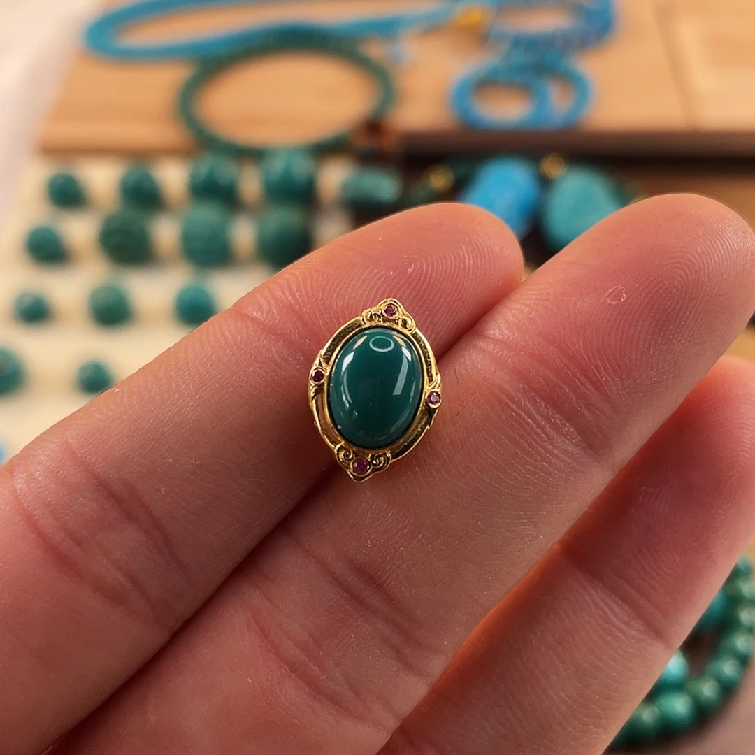 绿松石未镶嵌配饰