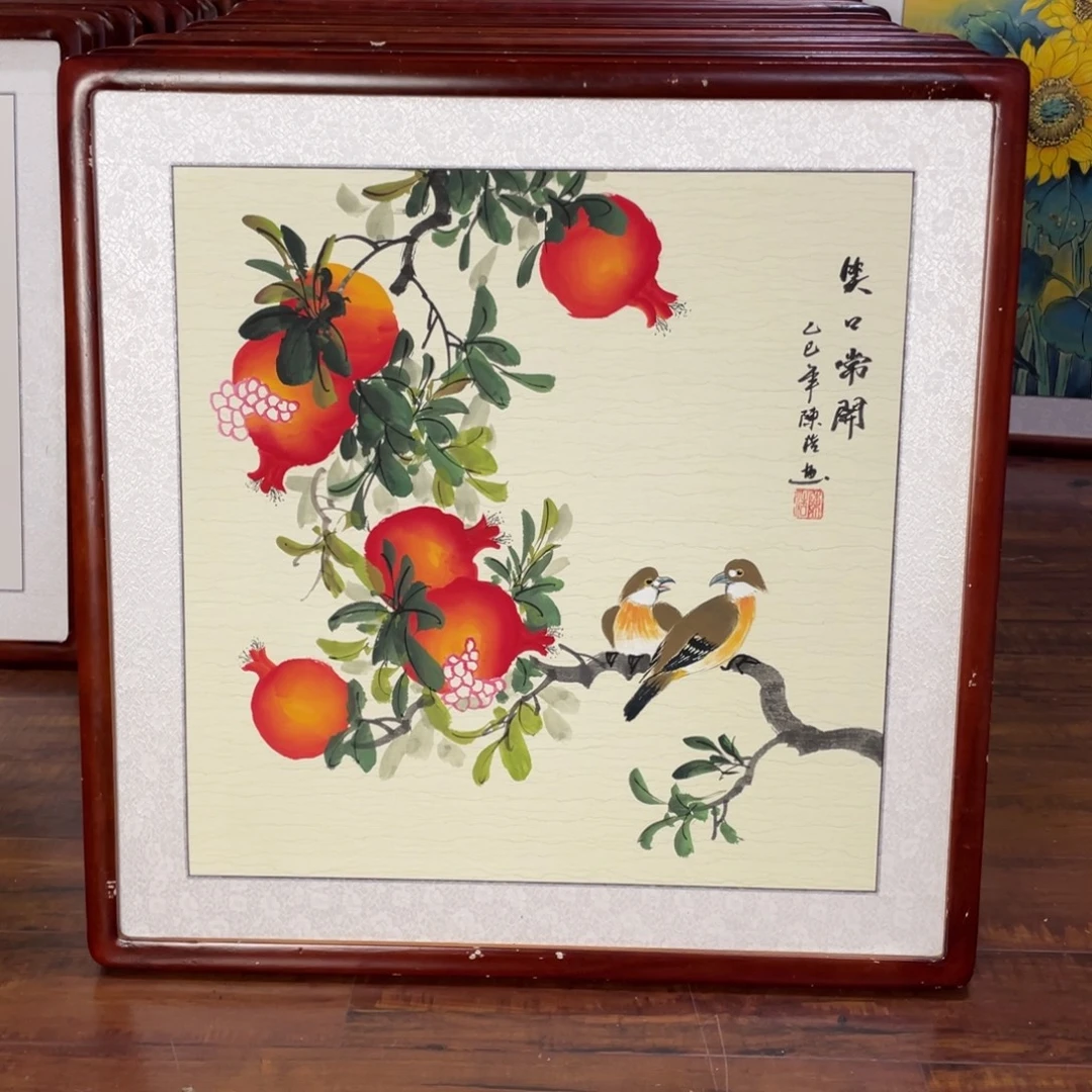 国画带框尺寸63*63厘米