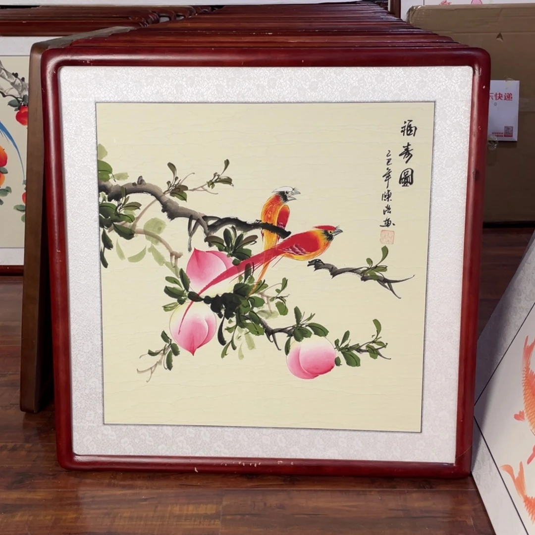 国画带框尺寸63*63厘米