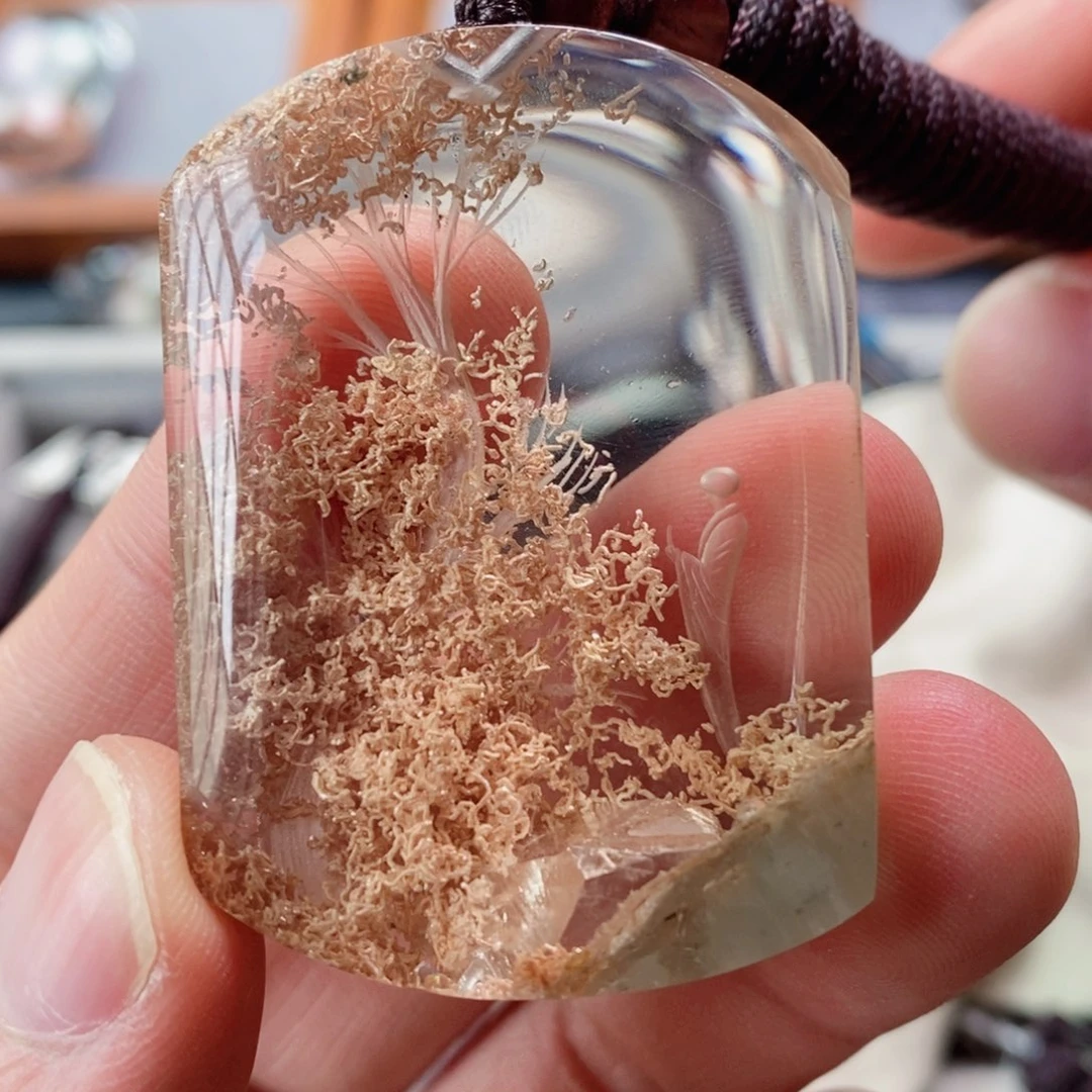 水晶未镶嵌吊坠(不含链)