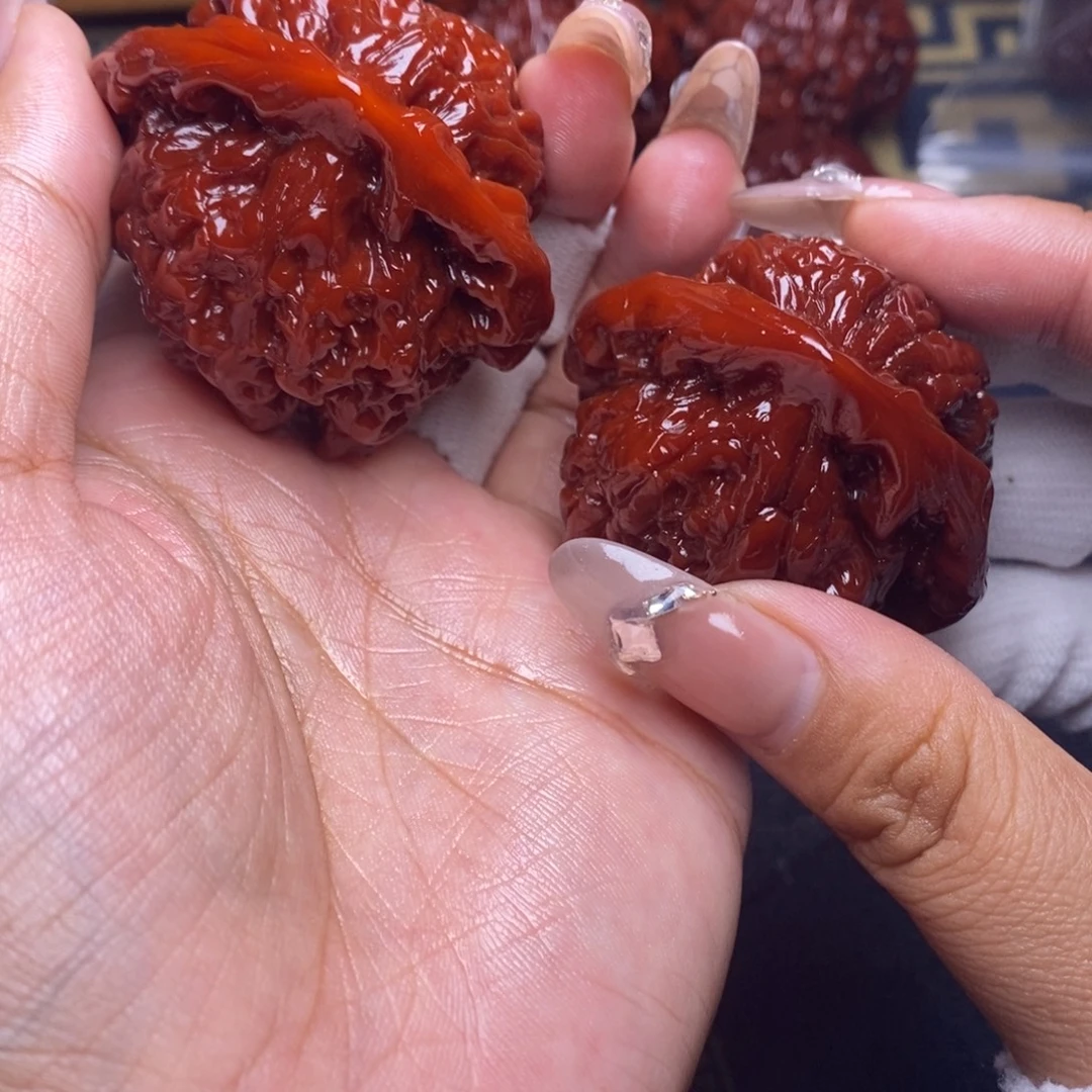 波***光文玩核桃吊坠官帽50