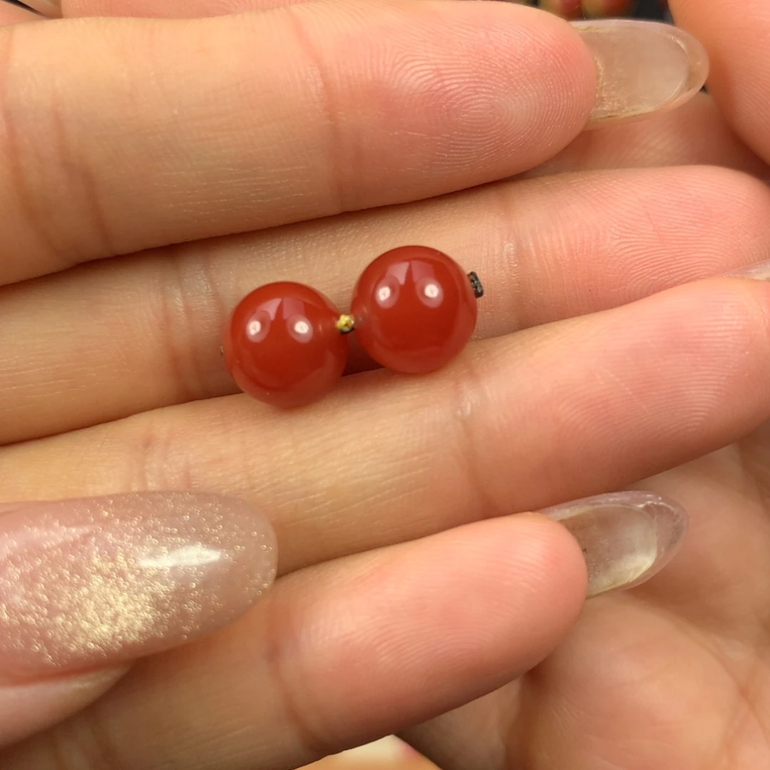 南红玛瑙珠子未镶嵌