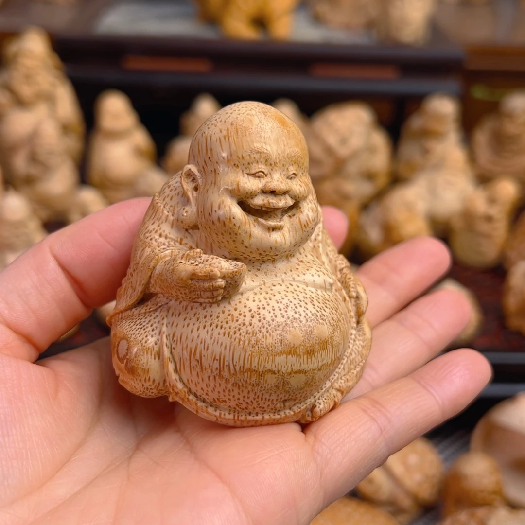 扇子阿*啊纯手工制作弥勒