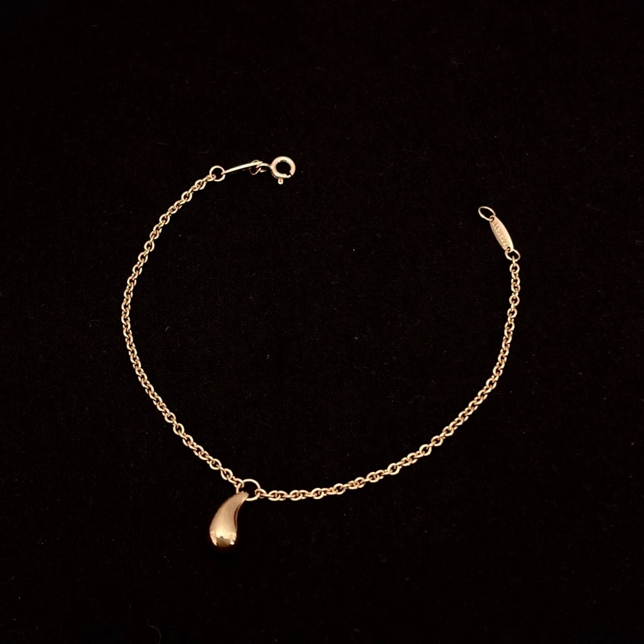 95新 Tiffany & Co./蒂芙尼 水滴手链/链长18cm/3926