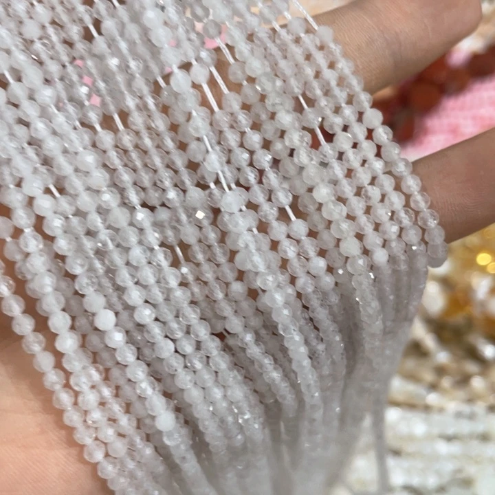 贝壳非金属一条3mm切明白水圆珠
